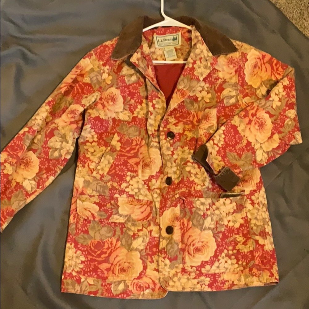 L.L. Bean Flannel Lined Jacket